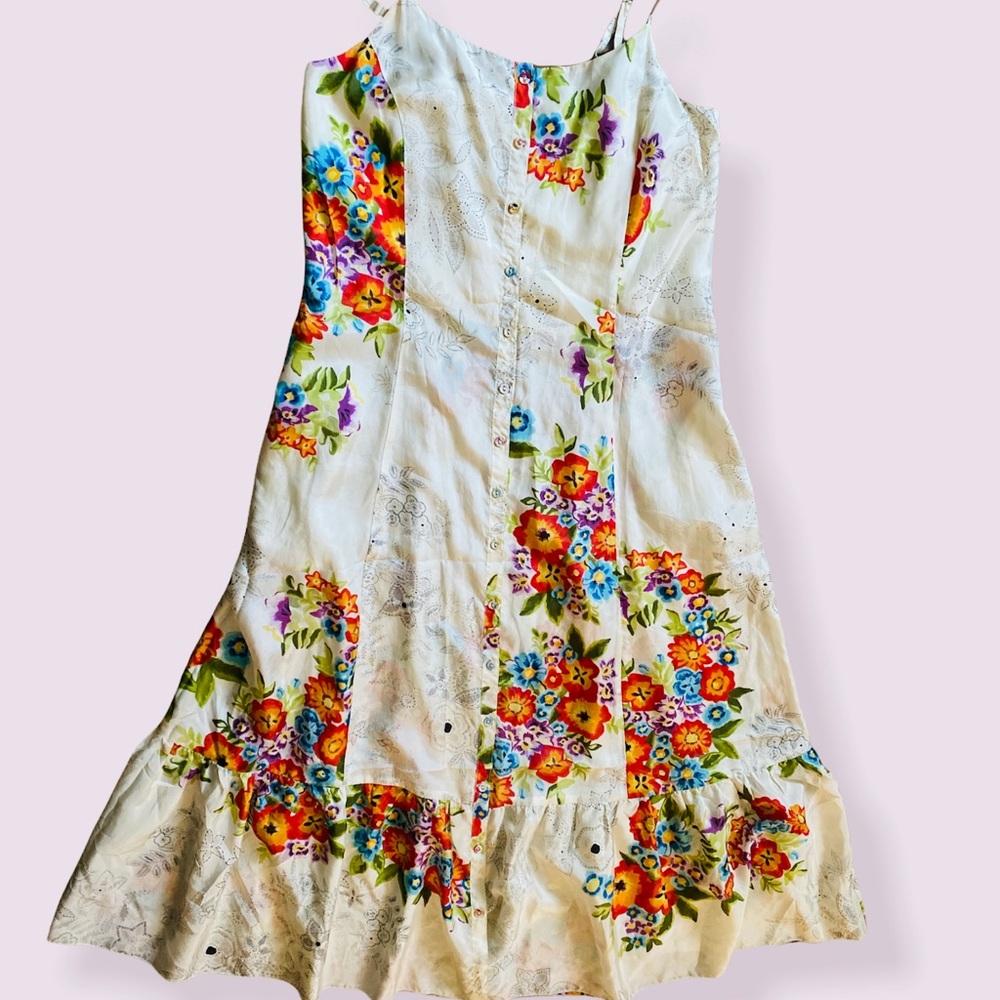 Johnny Was  Floral-Print Tank Dress